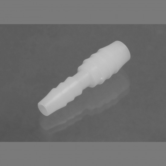 Bel-Art Stepped Tubing Connectors for ¼ in. to ⅜ in. Tubing; Polypropylene (Pack of 12) Bel-Art Stepped Tubing Connectors for ¼ in. to ⅜ in. Tubing; Polypropylene (Pack of 12)