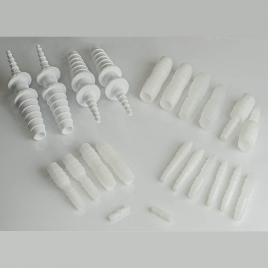 Bel-Art Tubing Connector 22-Piece Assortment; Polypropylene