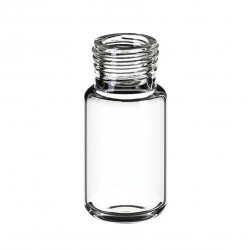 INNOTEG 10mL Clear Screw Neck Headspace Glass Vial, Round Bottom, φ22.5*46mm, 100/pk