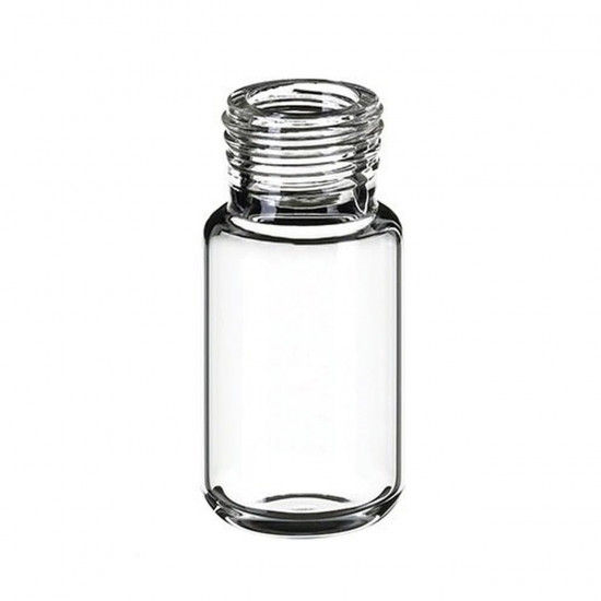 INNOTEG 10mL Clear Screw Neck Headspace Glass Vial, Round Bottom, φ22.5*46mm, 100/pk