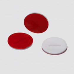 INNOTEG Pre-Slited Red PTFE/White Silicone Septum; Temperature Resistance -60℃~200℃, φ11*1mm, 100/pk