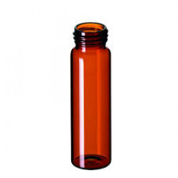 INNOTEG 40mL Amber Screw Neck Glass Vial, Grade B, φ24mm, φ27.5*95mm, 100/pk