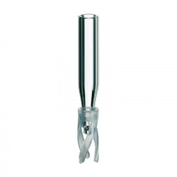 INNOTEG 150ul Glass Conical Insert With Plastic Feet, φ5.0*29mm, 100/pk