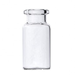 INNOTEG 10mL Clear Crimp Top Headspace Vial, Flat Bottom, Grade B, φ22.5*46mm, 100/pk