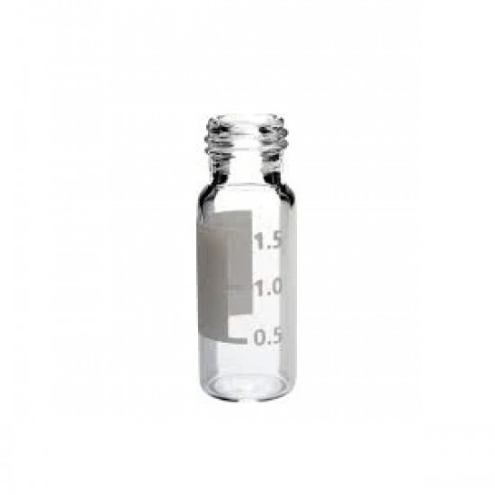 INNOTEG 2mL Clear Screw Neck Glass  Vial, WrtOn & Graduated, φ9mm, φ11.6*32mm, 100 /pk